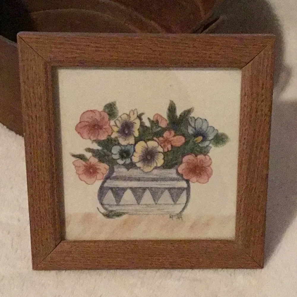 Small floral theorem‎ painting